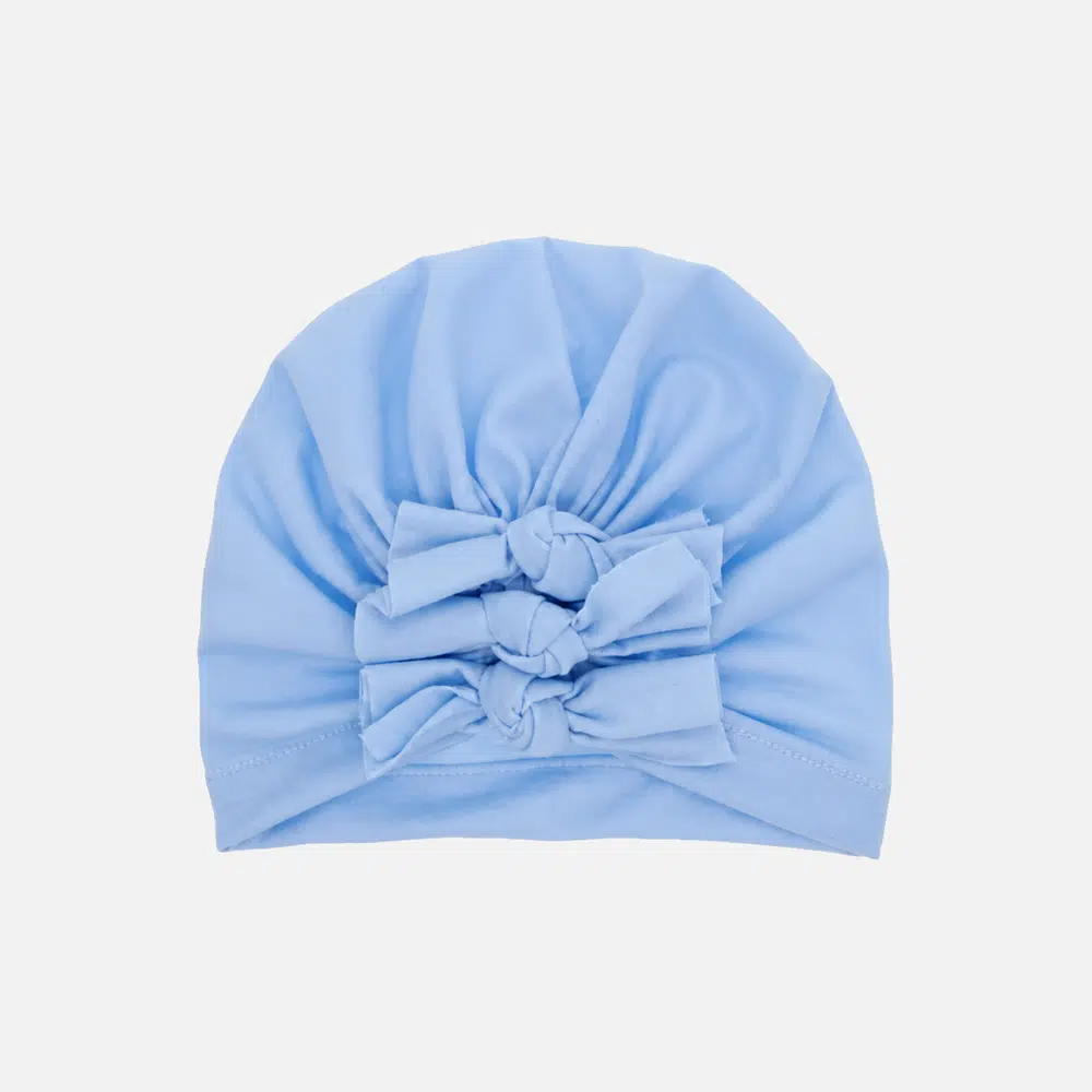 Vaaleansininen turbanivauva