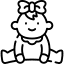 Vauvatytön kuvake