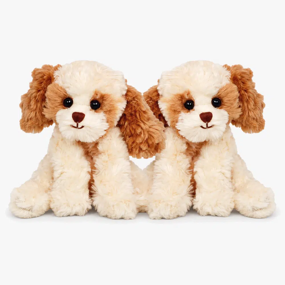 spaniel-puppy-pair-hero Buddylina koira-pehmolelu, 25 cm, Bukowski